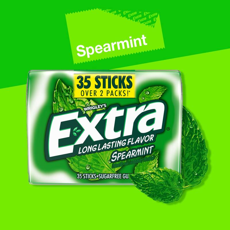 Extra Spearmint Sugarfree Gum, 35ct