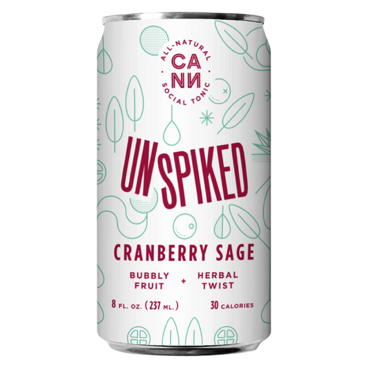 Unspiked Cranberry Sage 6pk 8oz Can