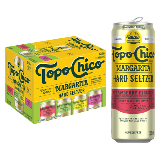 Topo Chico Agave Margarita Hard Seltzer Variety Pack 12pk 12oz Can 4.5% ABV