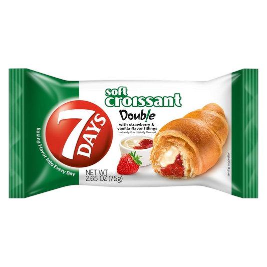 7 Days Croissant Strawberry Vanilla, 3oz