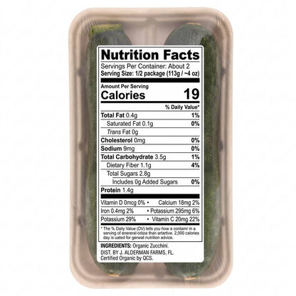 Organic Zucchini Squash - 2ct