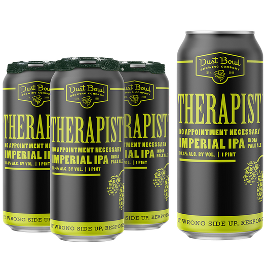 Dust Bowl Brewing Therapist Imperial IPA 4pk 16oz Can 10.4% ABV