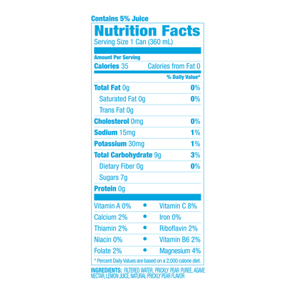 Pricklee Cactus Water Prickly Pear 12oz