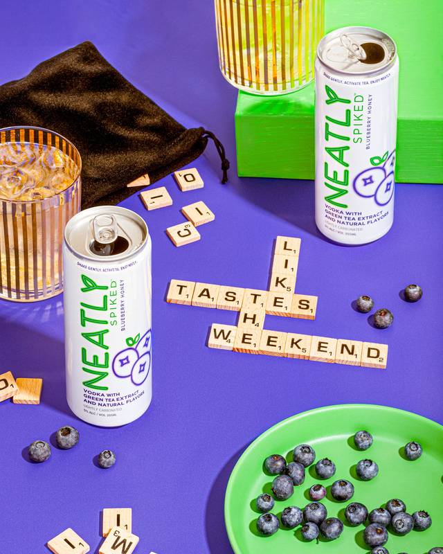 Neatly Spiked Vodka Green Tea Seltzer Variety 8pk 12oz Cans 5.0% ABV