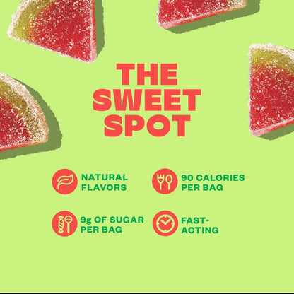 Tandy Mellow Melons, Watermelon Flavored Gummies with L-Theanine, 1.4oz