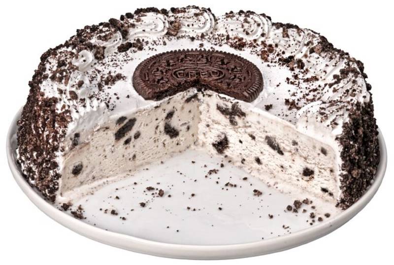 Oreo Vanilla Ice Cream Cake (Serves 9)
