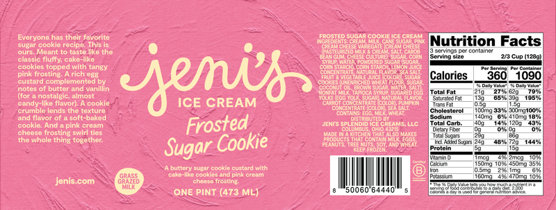 Jeni's Frosted Sugar Cookie Pint