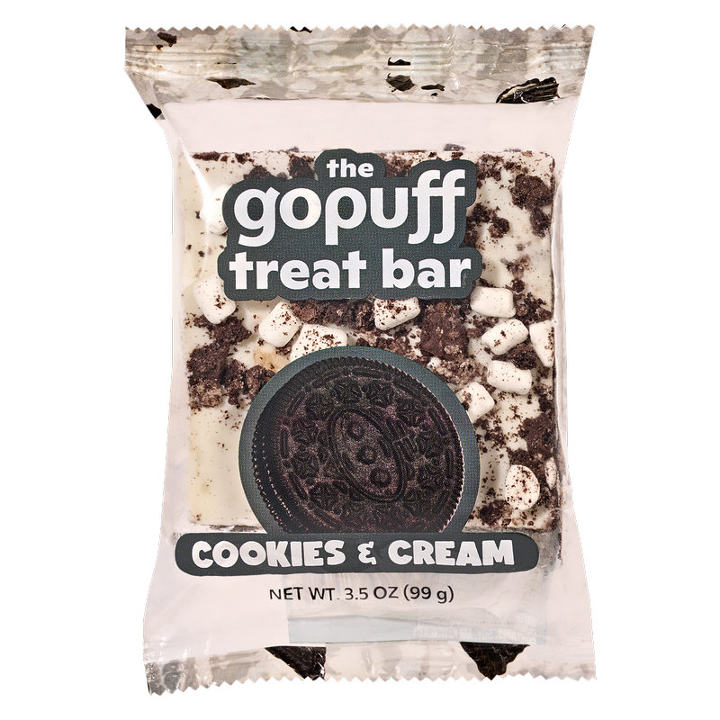 The Gopuff Cookies & Cream Crispy Treat Bar 3.5oz