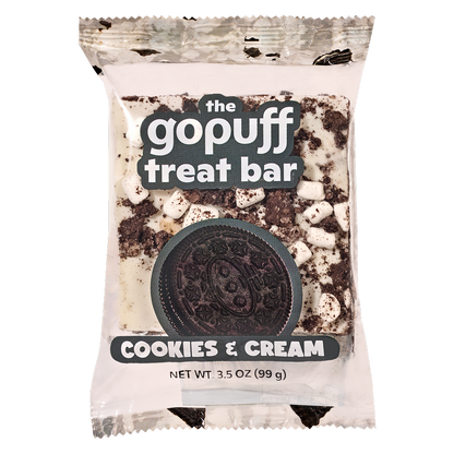 The Gopuff Cookies & Cream Crispy Treat Bar 3.5oz