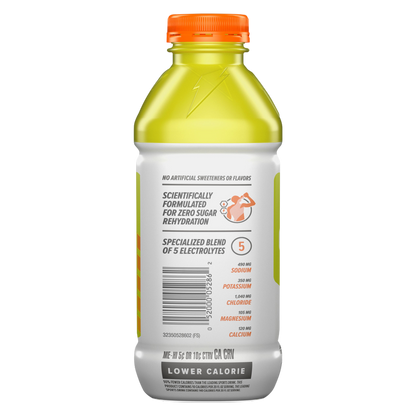 Gatorlyte Zero Sugar Lemon Lime 20oz Btl