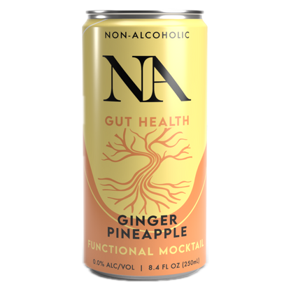 NA Gut Health Ginger Pineapple 8.4oz Can