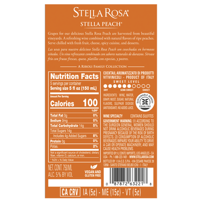 Stella Rosa Peach 750ml