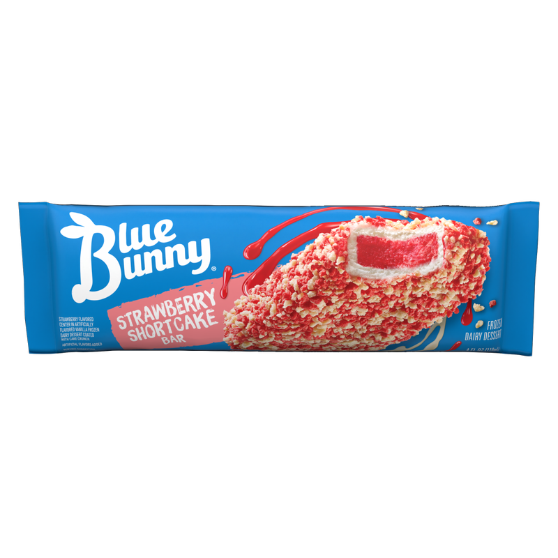 Blue Bunny Strawberry Shortcake Bar