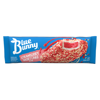 Blue Bunny Strawberry Shortcake Bar