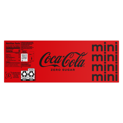 Coke Zero 10pk 7.5oz Mini Can