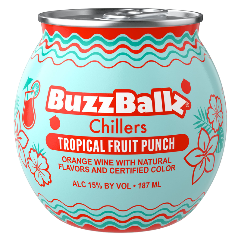 BuzzBallz Chillers Tropical Fruit Punch 187ml