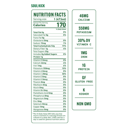 Pure Green Soul Kick 16oz Btl