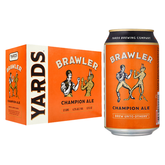 Yards Brawler Champion Ale 12pk 12oz Can 4.2% ABV