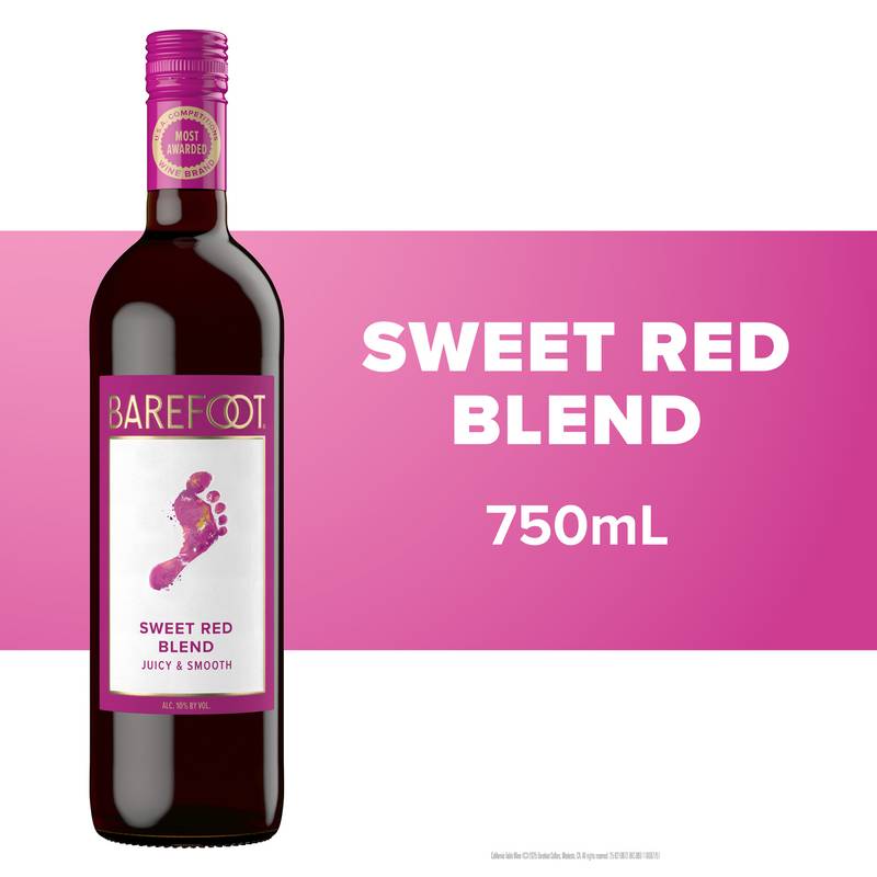 Barefoot Sweet Red Blend 750 ml