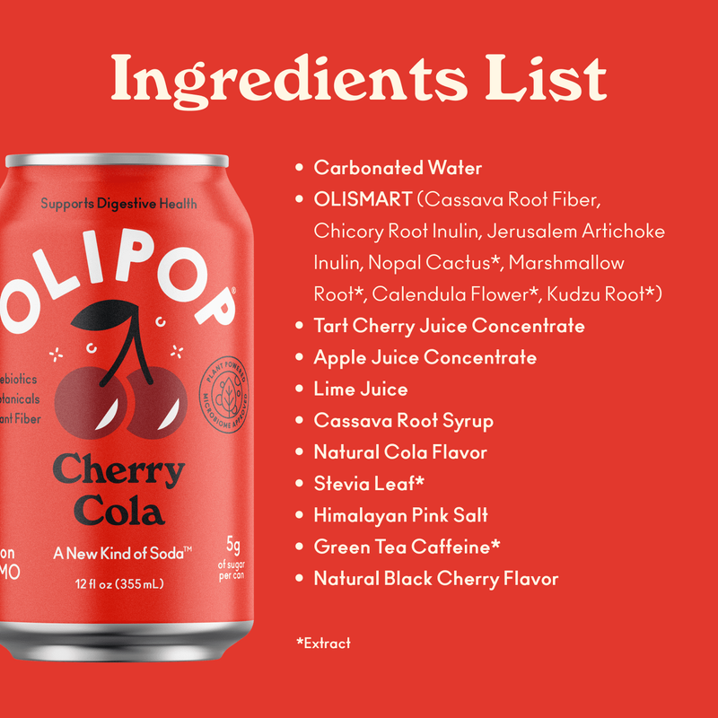 Olipop Cherry Cola 12oz Can