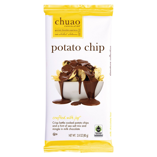 Chuao Chocolatier Potato Chip Bar 2.8 Oz