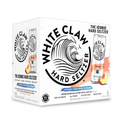 White Claw Seltzer Peach 6pk 12oz Can 5.0% ABV