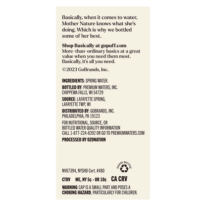 Basically 1.5L Spring Water