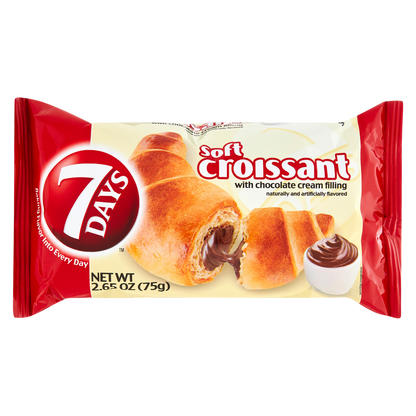 7 Days Soft Croissant with Chocolate Cream Filling 2.65oz