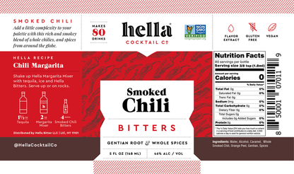 Hella Cocktail Co. Smoked Chili Bitters 5 oz