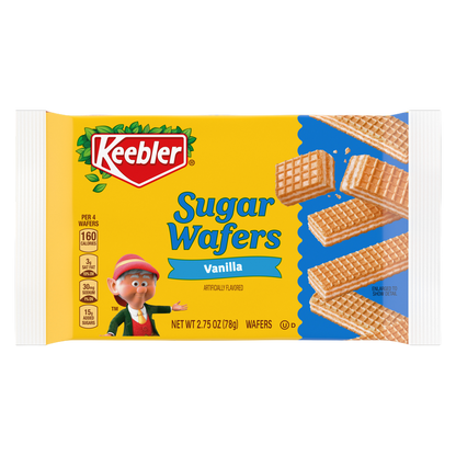 Keebler Vanilla Sugar Wafers, On-The-Go Snack, 2,75 oz, Single Serve