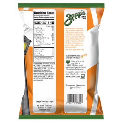 Zapp's Jalapeno Kettle Potato Chips 5oz