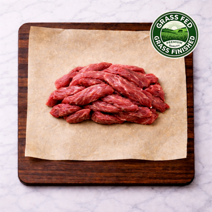 Grass Fed Stir Fry Beef (Frozen) - 16oz
