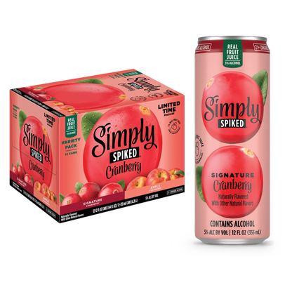 Simply Spiked Cranberry 12pk 12oz Cans 5% ABV