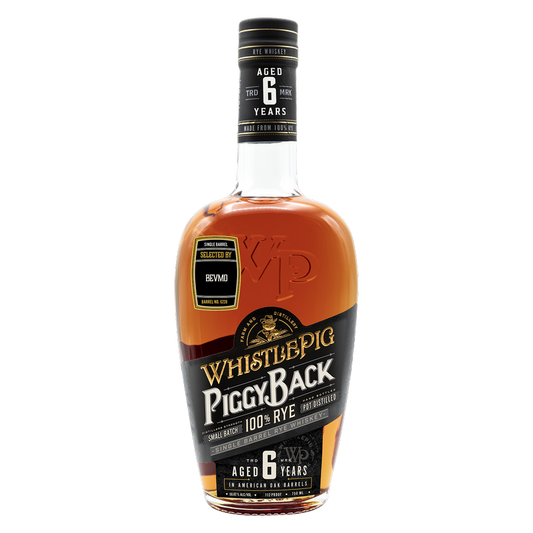 WhistlePig 6 Yr PiggyBack Rye 750ml