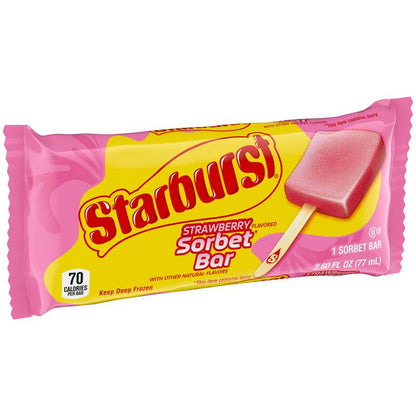 STARBURST Strawberry Sorbet Ice Cream Bar, 2.6 Oz
