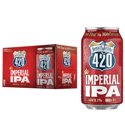 SweetWater 420 Imperial IPA 6pk 12oz Can 9.1% ABV