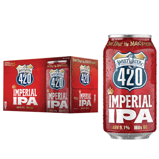 SweetWater 420 Imperial IPA 6pk 12oz Can 9.1% ABV