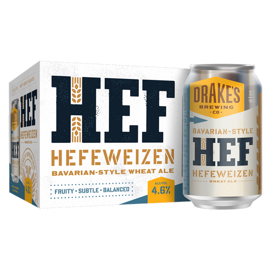 Drake's Hefe-weizen 6pk 12oz Can