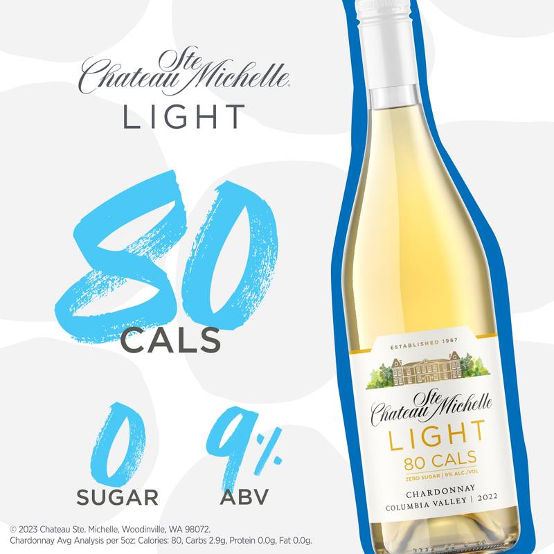 Chateau Ste. Michelle Light Chardonnay 750ml Bottle