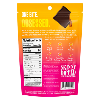 SkinnyDipped Salted Caramel Bites, 3.17oz