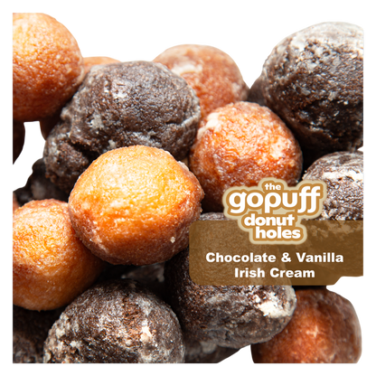 The Gopuff Donut Holes- Chocolate & Vanilla Irish Cream, 11oz