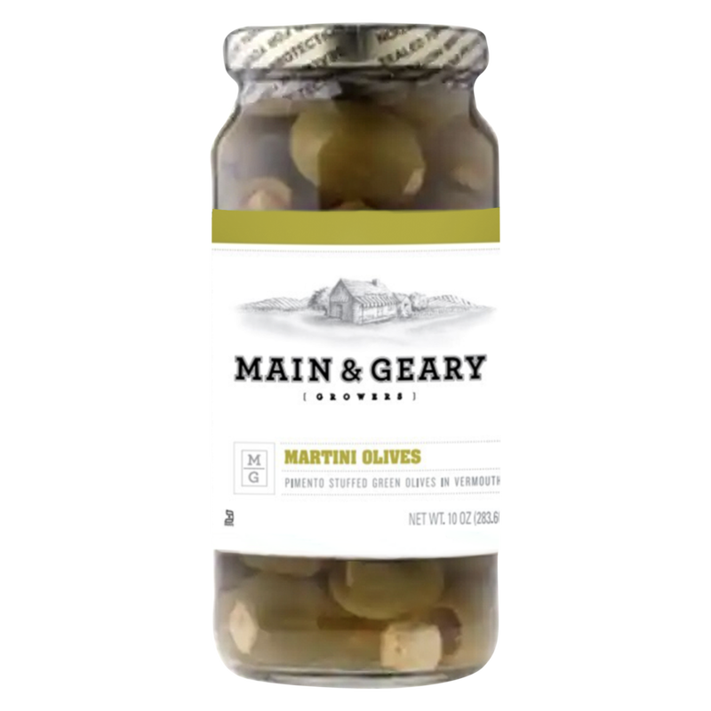Main & Geary Martini Olives 10oz