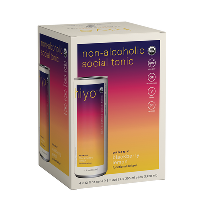 Hiyo Blackberry Lemon 4pk 12oz Can