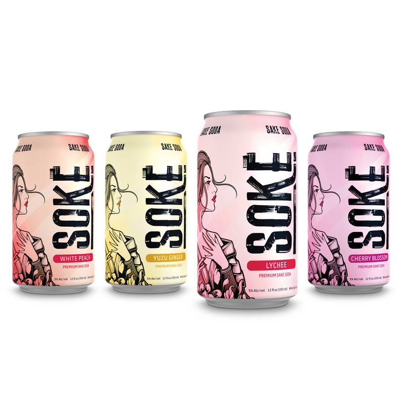 Soke Sake Soda Variety 8pk 12oz Can