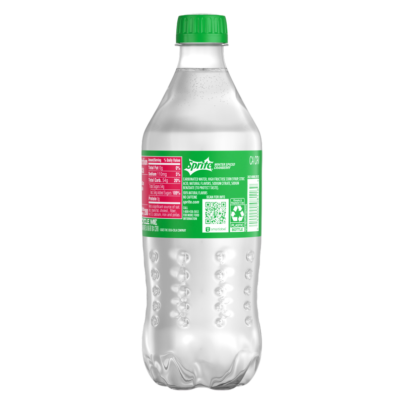 Sprite Winter Spiced Cranberry 20oz Btl