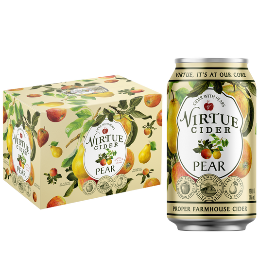 Virtue Cider Pear 6pk 12oz Can 5.0% ABV