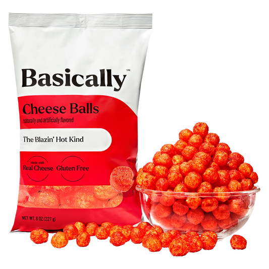 Basically Blazin' Hot Cheese Balls 8oz
