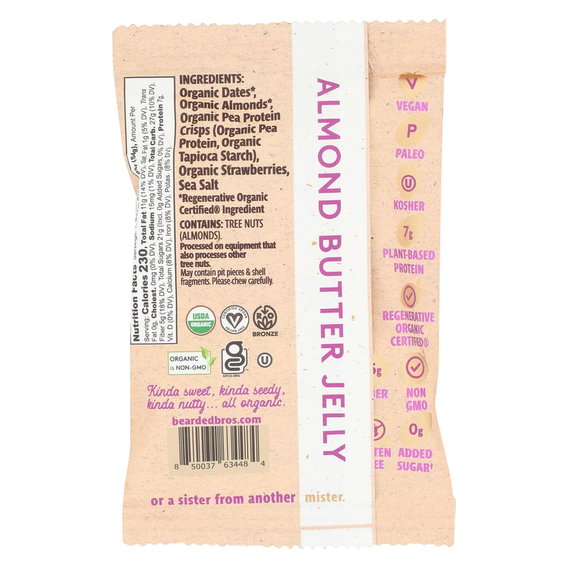 Bearded Brothers Almond Butter Jelly, 1.9oz