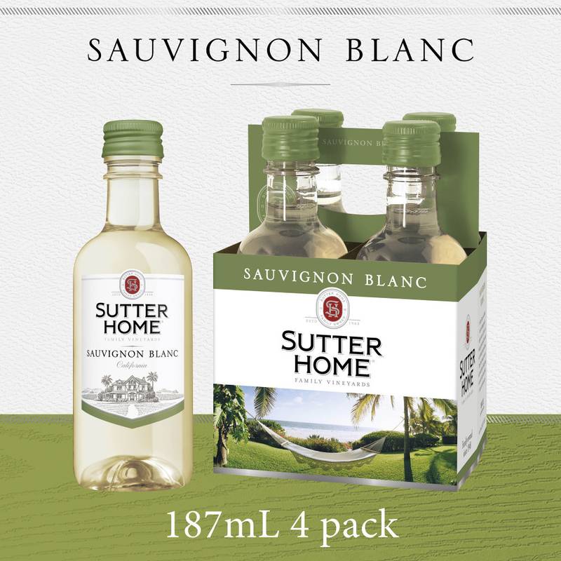 Sutter Home Sauvignon Blanc 4pk 187ml