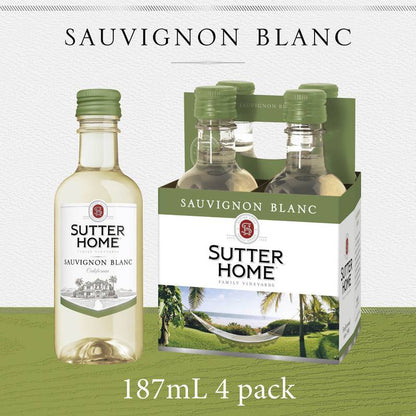 Sutter Home Sauvignon Blanc 4pk 187ml